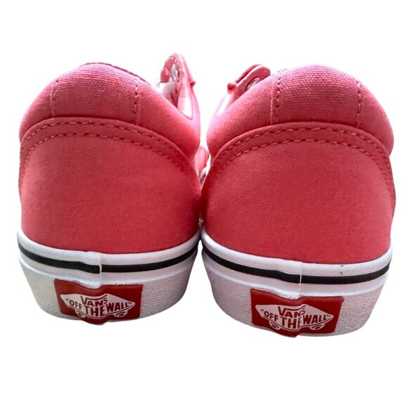 New with Box, Vans Pink and White Ward Lace Up Sneakers Size Kids 4 - Picture 4 of 7